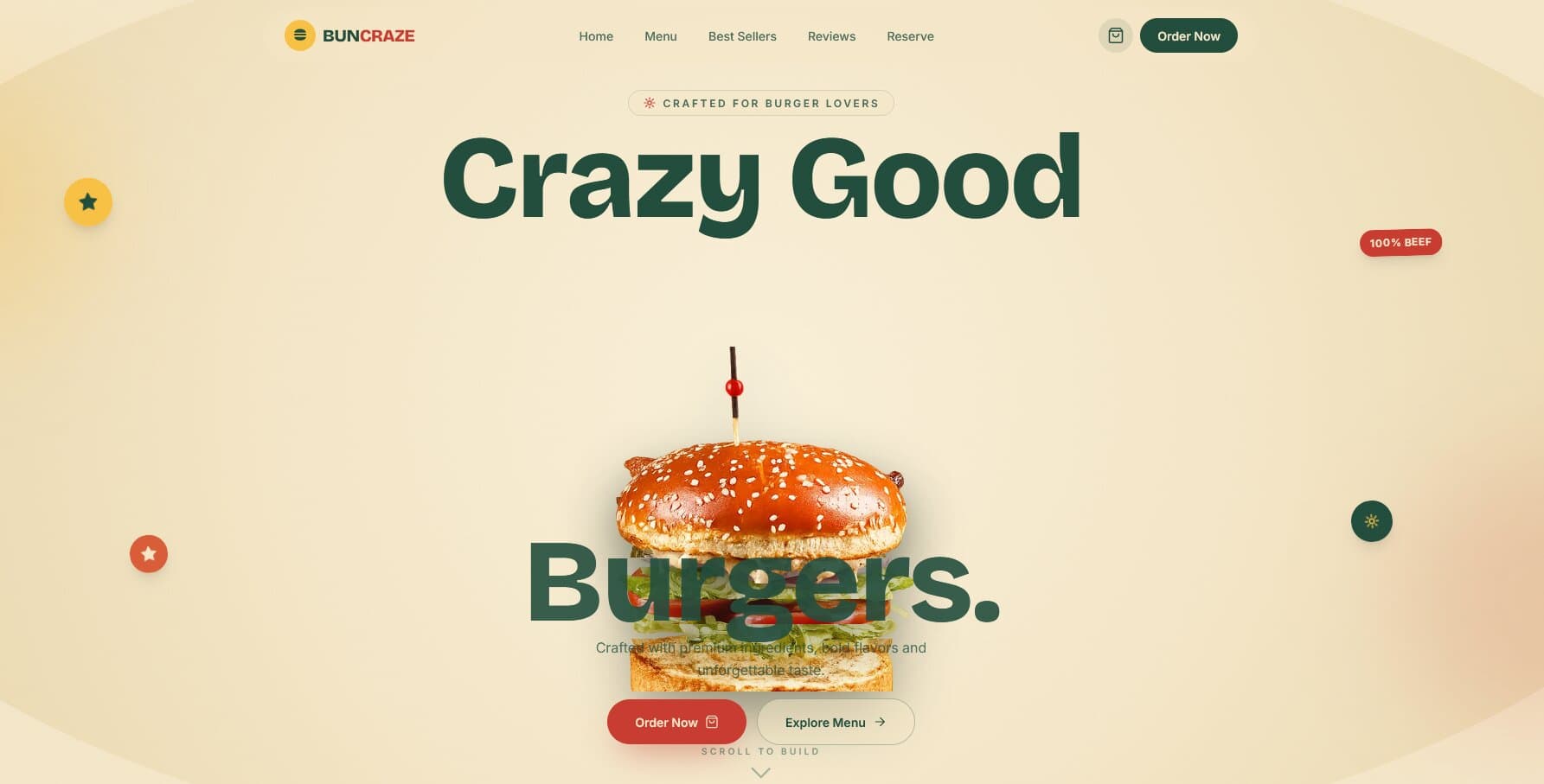 BunCraze — landing page