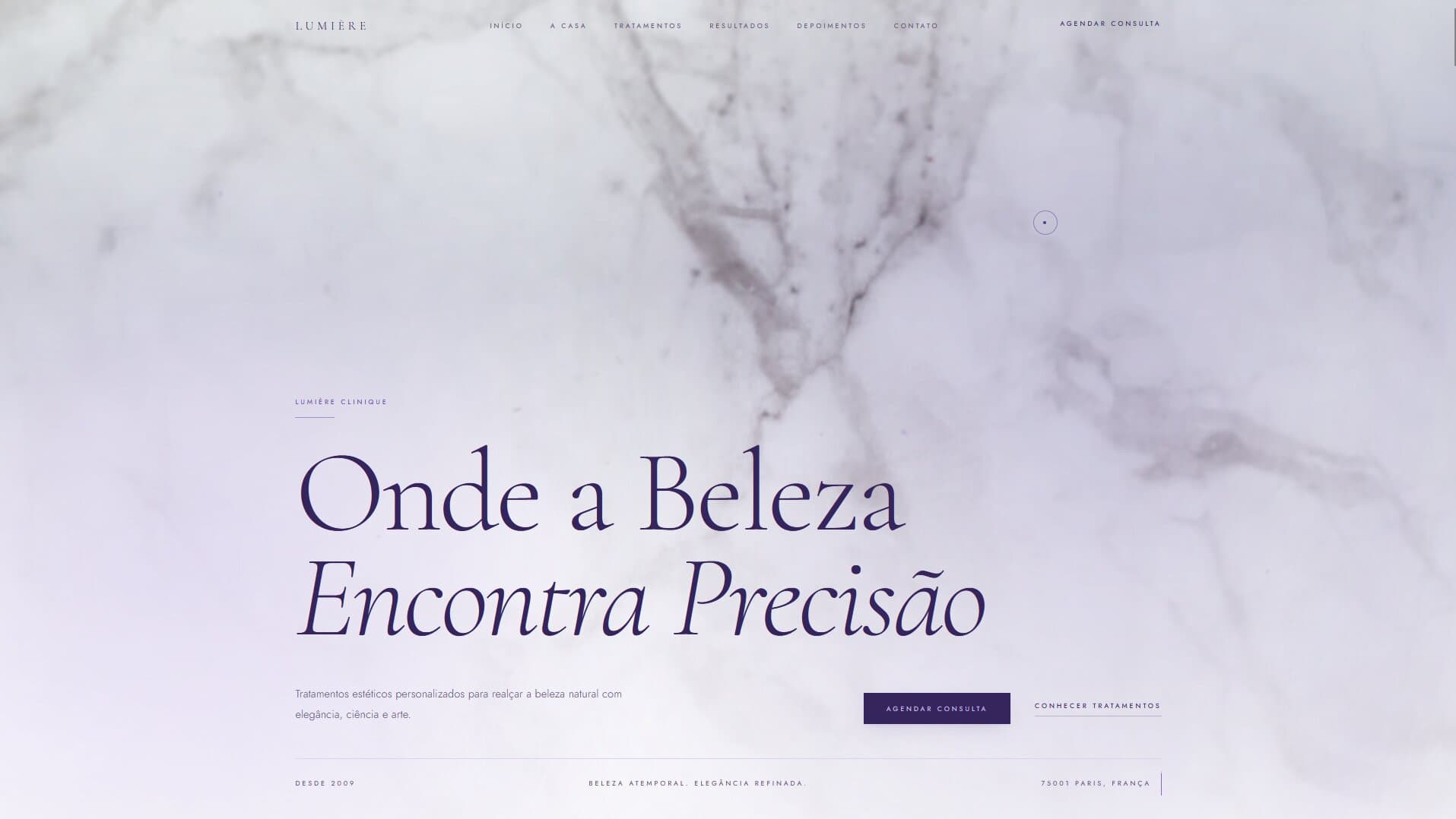 Lumière Clinique — landing page