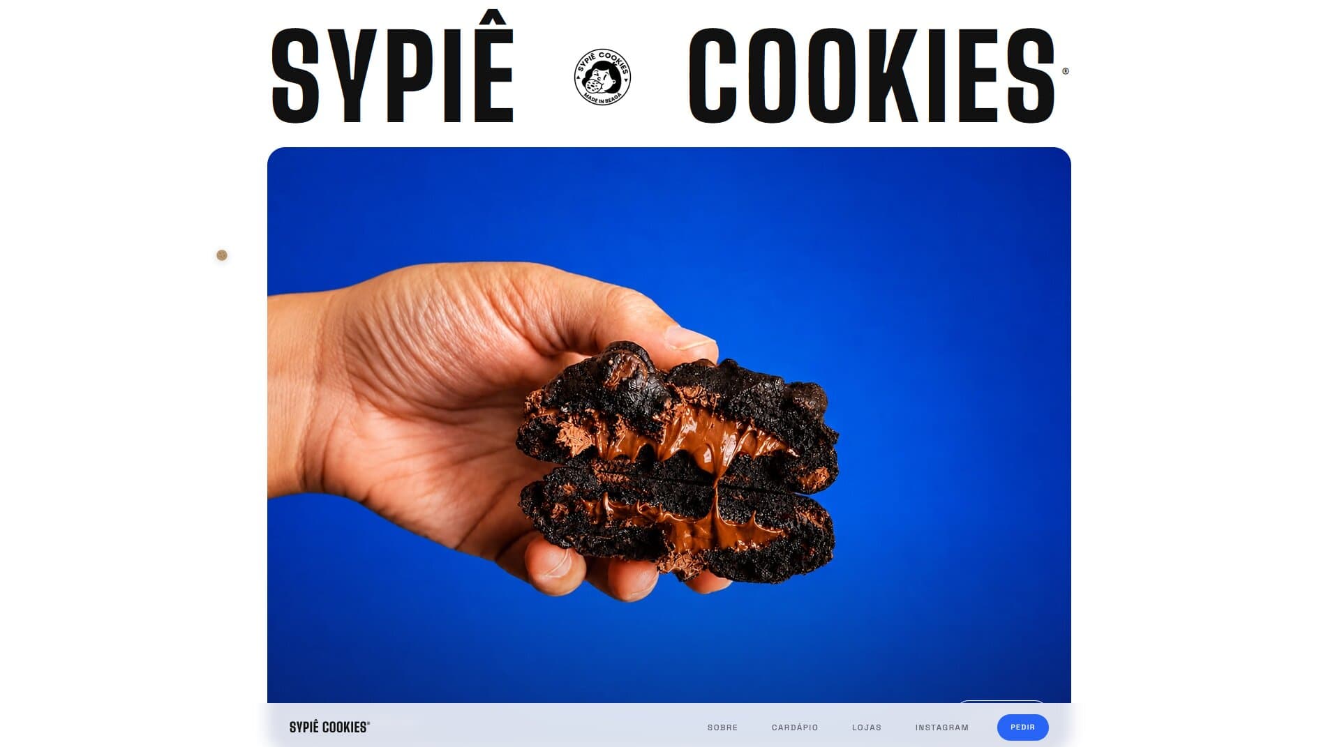 Sypiê Cookies — landing page